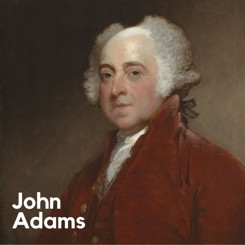 A picture of John Adams 2nd president of USA