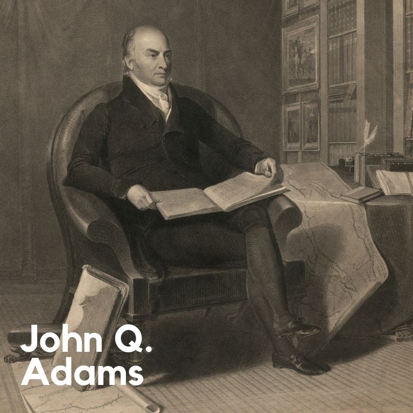 A picture of John Adams. 6th President of the United States of America