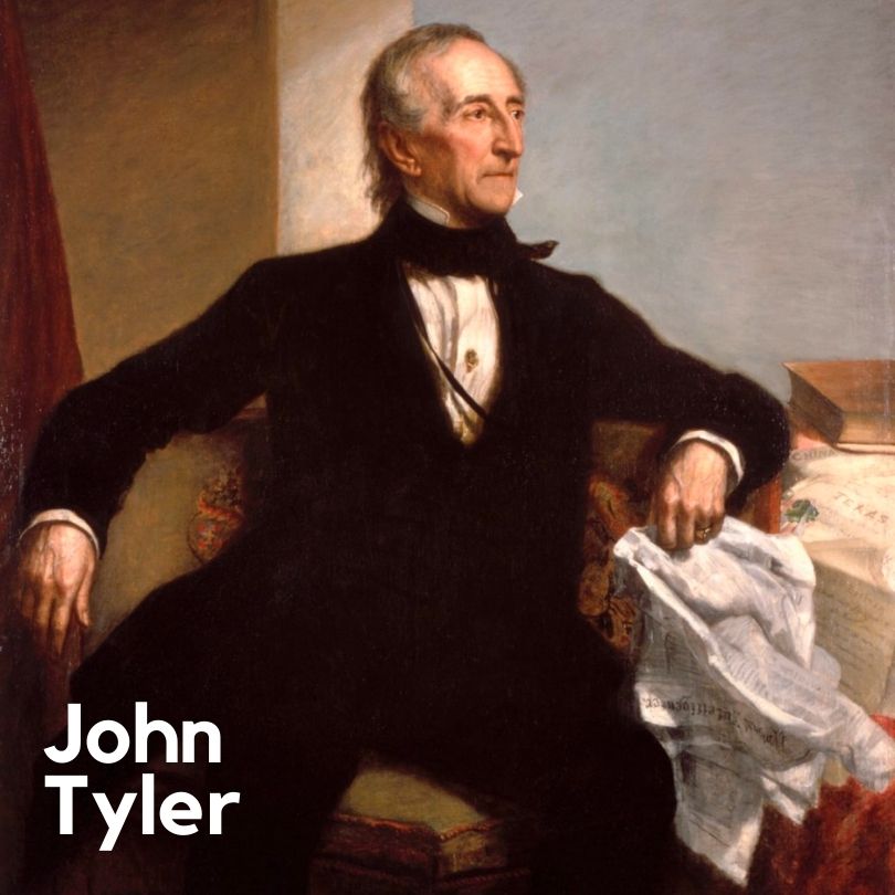 A pictur of John Tyler. The 10th President of the United States