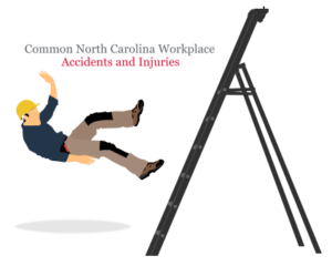 an avatar of a man falling from a stair in the workplace