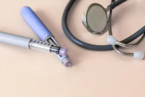 Insulin injection pen or insulin cartridge pen for diabetics.